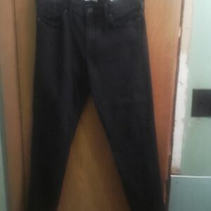 Woman's Banana Republic Premium Denim 31 Skinny Ankle  Black‎ Jeans